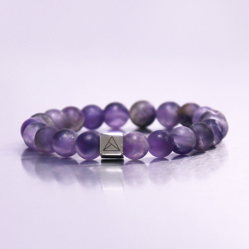 Bracelet Améthyste mat - Calme & Sagesse