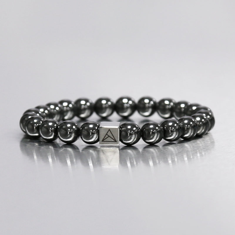 Bracelet Hématite - Equilibre & Stabilié