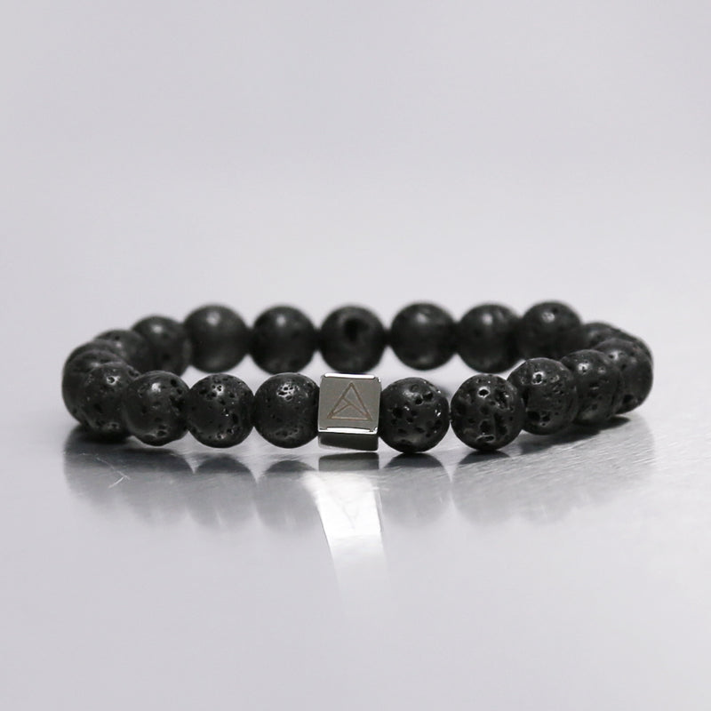 Bracelet Pierre de Lave - Ancrage & Force