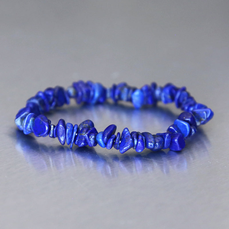 Bracelet Lapis-Lazuli Baroque - Clairvoyance & Libération