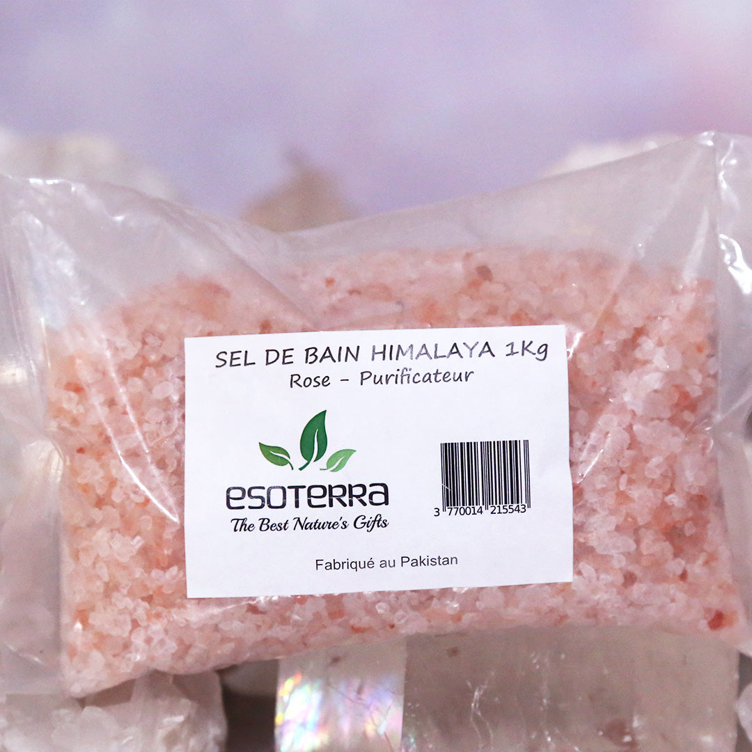 Cristaux de sel rose de l'Himalaya - Sel de bain – MOKSHA - Holistic Jewelry