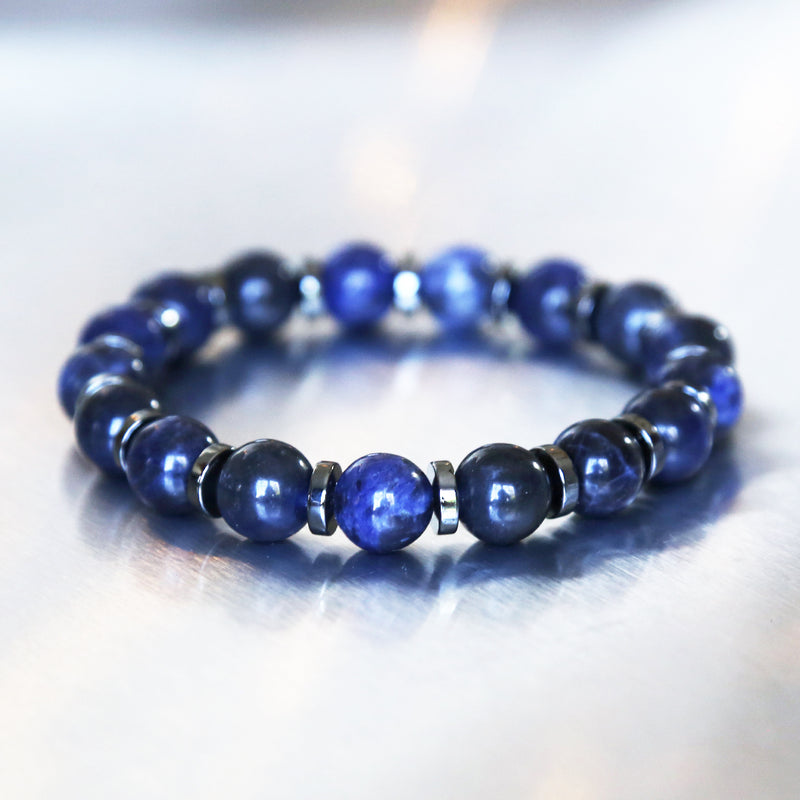 Bracelet Homme Attrape rêves - Sodalite