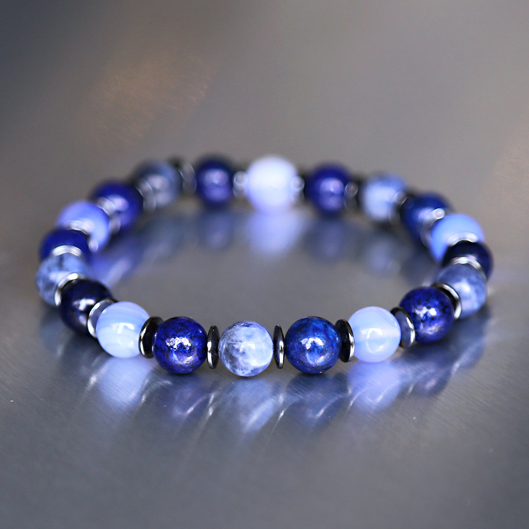 Agate Bracelet En Pierre Semi Precieuse Bracelet Libération