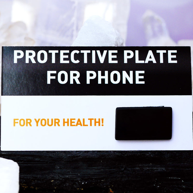 Plaque de protection téléphone - Shungite